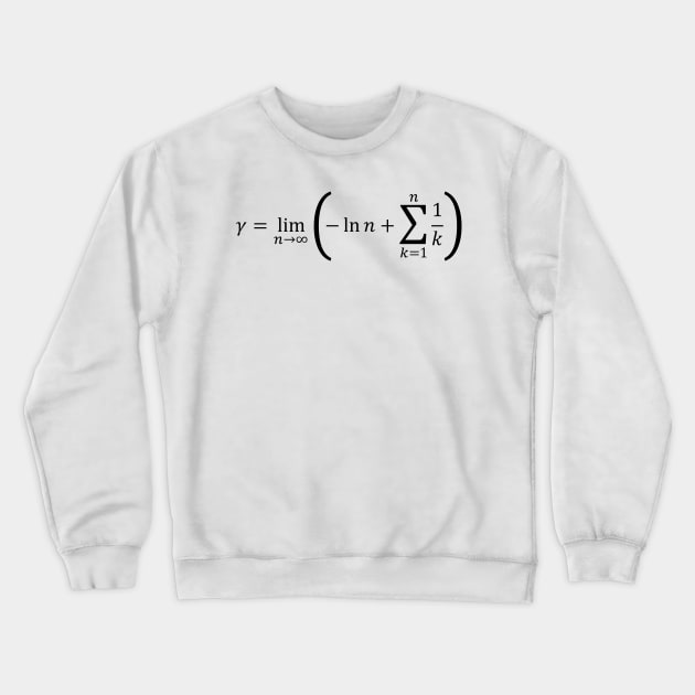 Euler Constant - Calculus And Math Crewneck Sweatshirt by ScienceCorner